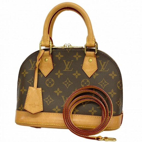 Authentic Louis Vuitton Alma BB Monogram Crossbody Shoulder Bag Purse - Picture 1 of 9